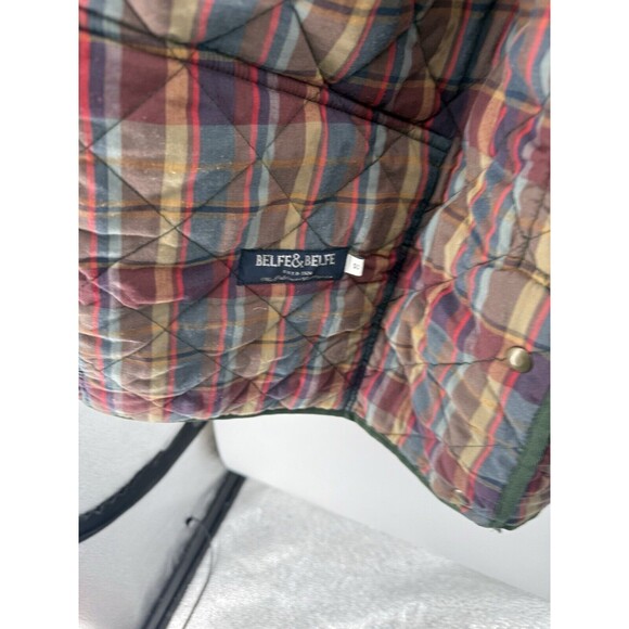 Belfe & Belfe Men's Green Quilted Jacket Size 50 - Picture 4 of 5